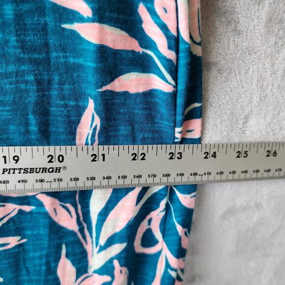 Lilly Pulitzer Dress Womens XL Floral Maxi Tank Essie Tidal Wave It's Prime Time - Picture 11 of 11